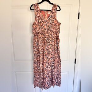 Mirth Maxi, Zanzibar Dress in Geranium